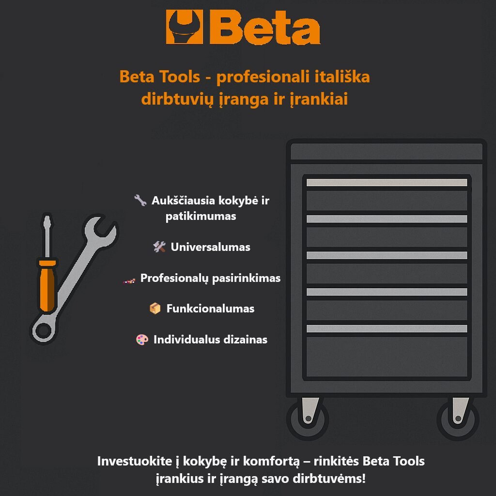 Beta Tools - dirbtuvių įranga